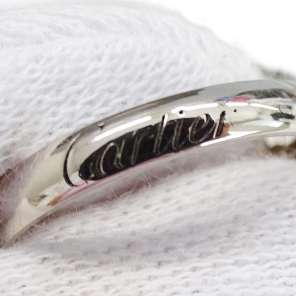 CARTIER Silver Trinity Ring #50 - Picture 9 of 10